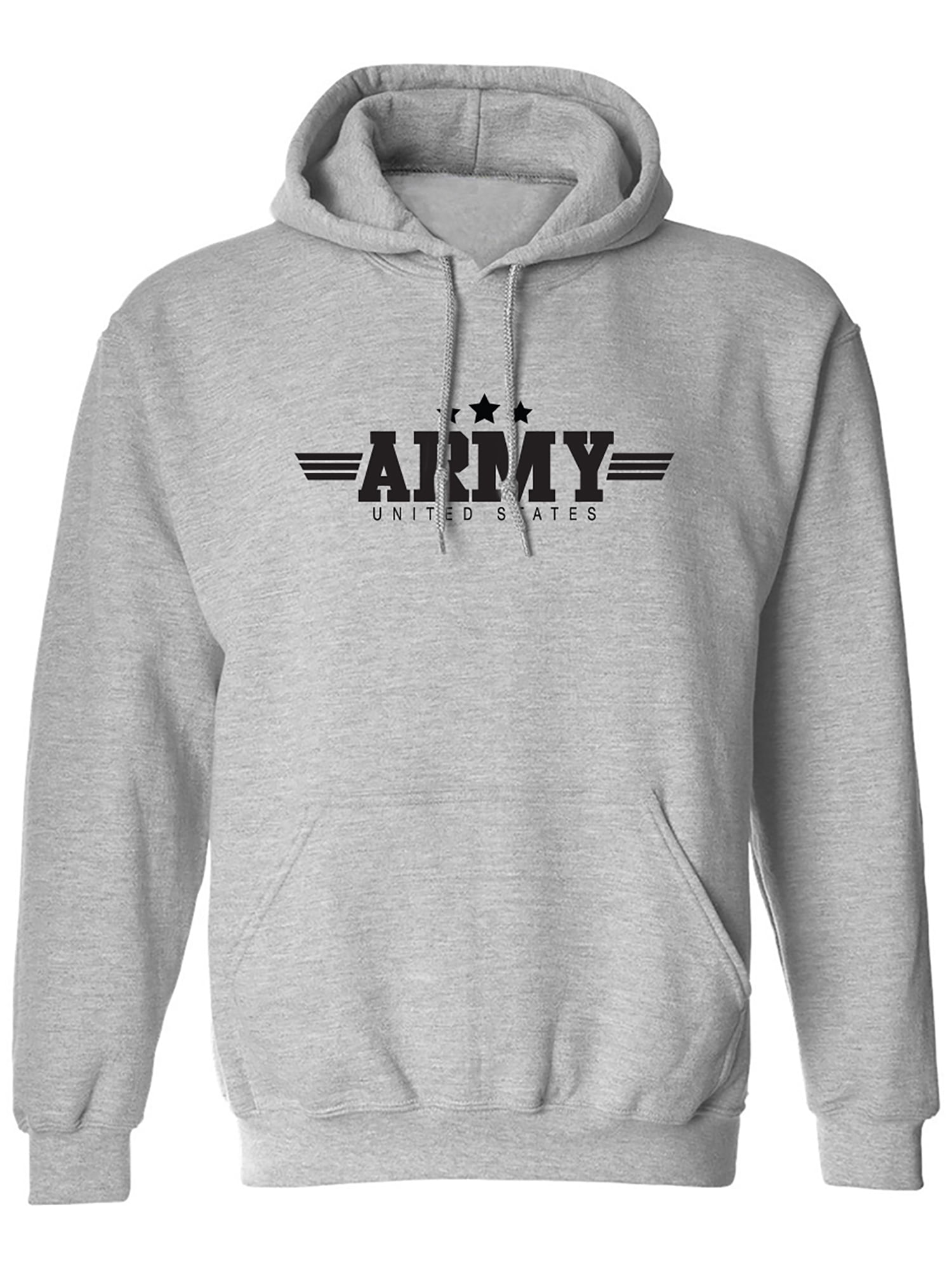 Army United States with bold Stars Adult Hooded Sweatshirt - Walmart.com