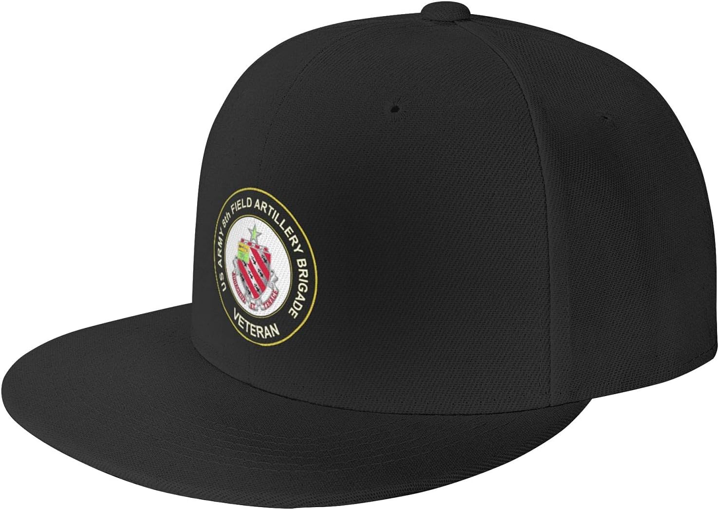 Army Veteran 8th Field Artillery Brigade Unit Crest Unisex Flat Brim ...