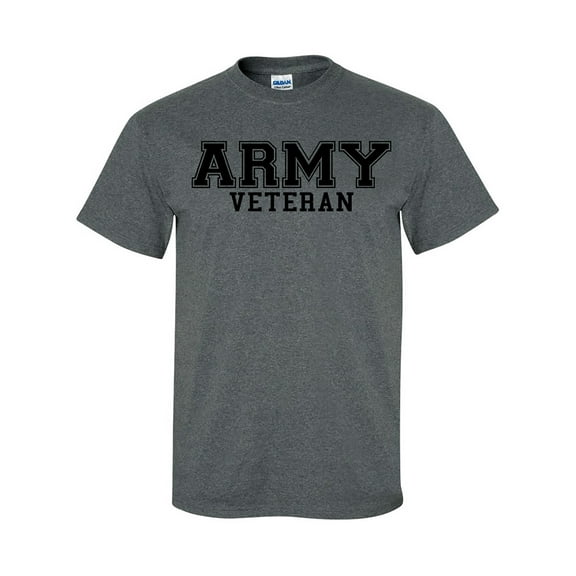 Army Veteran BLACK Logo Short Sleeve T-Shirt