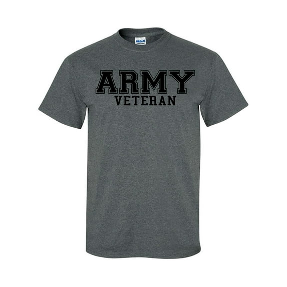 Army Veteran BLACK Logo Short Sleeve T-Shirt