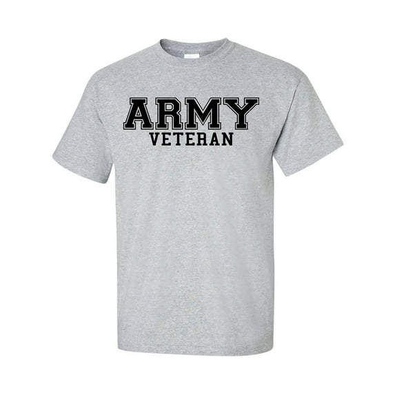 Army Veteran BLACK Logo Short Sleeve T-Shirt