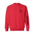thumbnail image 1 of Army "Veteran" Black Sleeve Print Crewneck Sweatshirt, 1 of 3