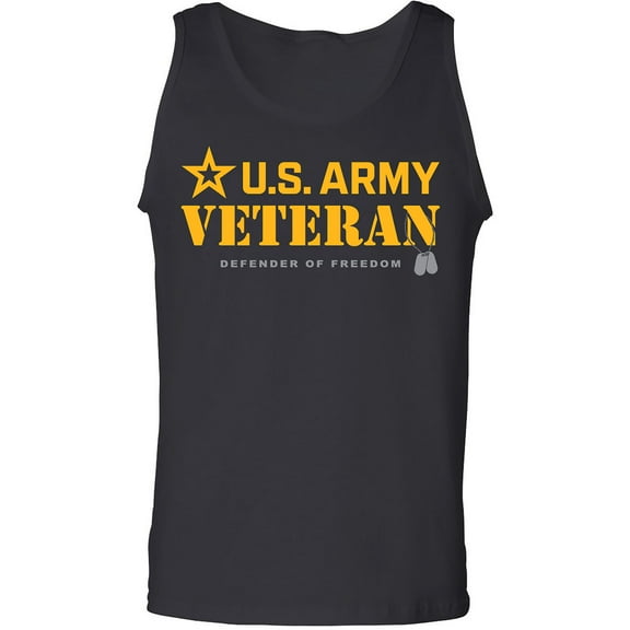 Army Veteran Defender of Freedom Adult Tank Top