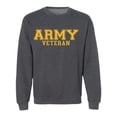 thumbnail image 1 of Army Veteran Gold logo Military Style Physical Training Crewneck Sweatshirt, 1 of 3