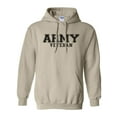 thumbnail image 1 of Army Veteran Hooded Sweatshirt in Sand, 1 of 3