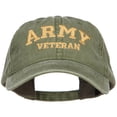 thumbnail image 1 of Army Veteran Letters Embroidered Washed Cap - Olive OSFM, 1 of 5
