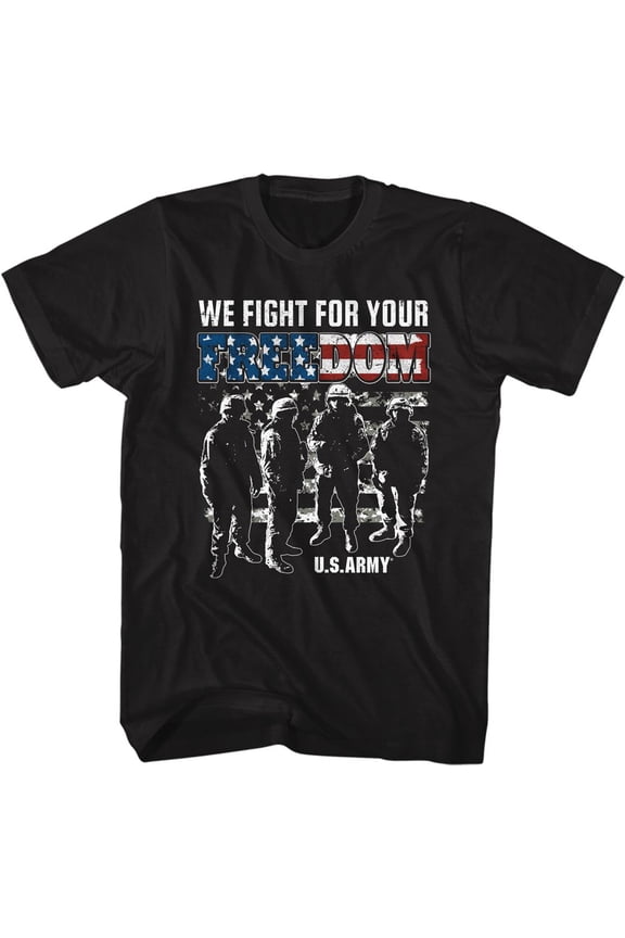 Army We Fight Black Adult T-Shirt