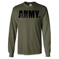 thumbnail image 1 of Army Wife Heart Long Sleeve T-Shirt, 1 of 3