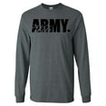 thumbnail image 1 of Army Wife Heart Long Sleeve T-Shirt, 1 of 3