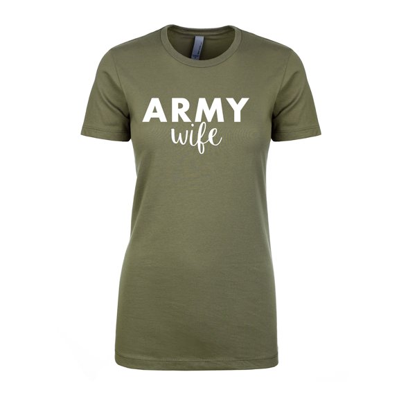 Army Wife Womens crewneck tee