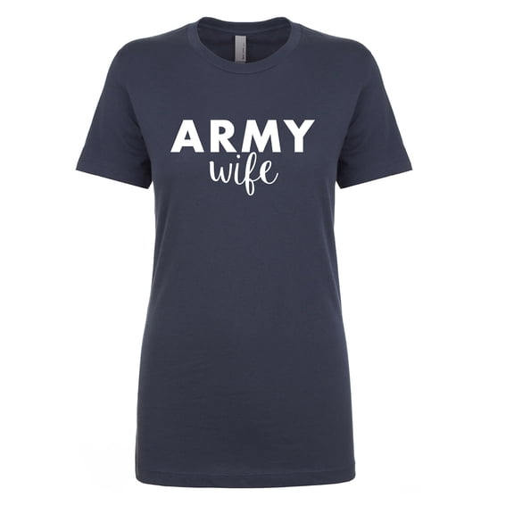 Army Wife Womens crewneck tee