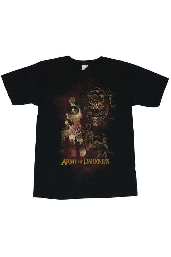 Army of Darkness Mens T-Shirt - Multi Movie Images Collage (Small)