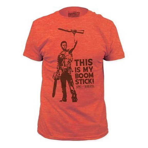 Army of Darkness This is My Broomstick Adult Heather Red T-Shirt