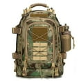 thumbnail image 1 of Armycamo  39-60 Litre Mens Large Capacity Military Tactical Hiking Expandable Backpack, 08001 FG Atacs, 1 of 1