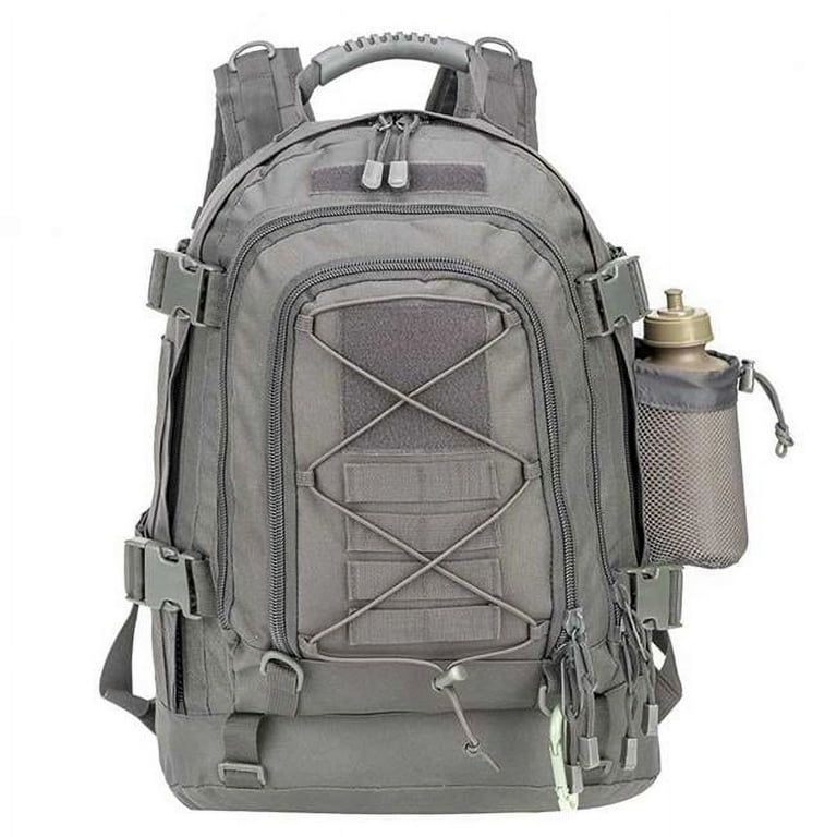 Armycamo 39 60 Litre Mens Large Capacity Military Tactical Hiking Expandable Backpack 08001 Gray Walmart