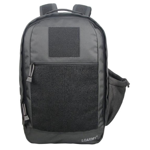 Armycamo LC19049-BLK 15.6 in. Classic Backpack School Book Bag Business College Students Casual Daypack, Black