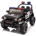 thumbnail image 1 of Arnahaishe 12V Electric Jeep Ride On Car with Parent Remote Control, Dual Drive, Bluetooth and MP3, Riding Toy Gift for Kids Aged 2-4, Police Car, 1 of 13