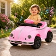 thumbnail image 1 of Arnahaishe 12V Kids Ride On Car Toy with Parental Remote Control, USB and Bluetooth, Gift for Kids Aged 2-4, Pink, 1 of 9