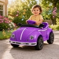 thumbnail image 1 of Arnahaishe 12V Kids Ride On Car Toy with Parental Remote Control, USB and Bluetooth, Gift for Kids Aged 2-4, Purple, 1 of 10
