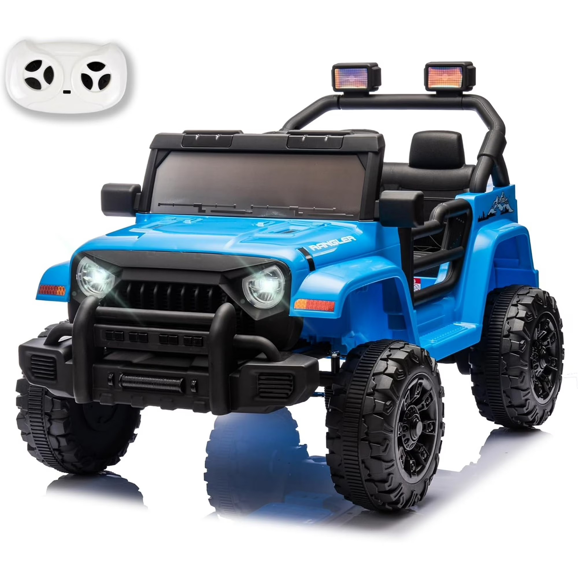 Arnahaishe 12V Kids Ride On Truck Car with Remote Control & Four-wheel ...