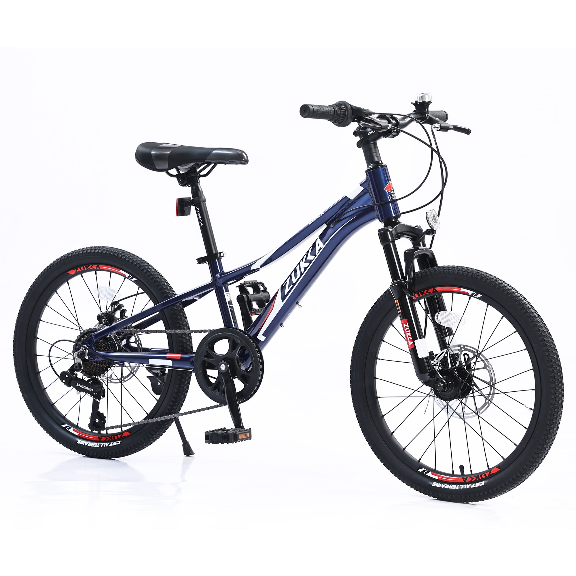 Arnahaishe 20 Inch Mountain Bike for Kids Ages 5-12 Years Old,7 Speed Shimano Drivetrain,Disc Brakes,Mountain Bycicle for Girls and Boys,Blue