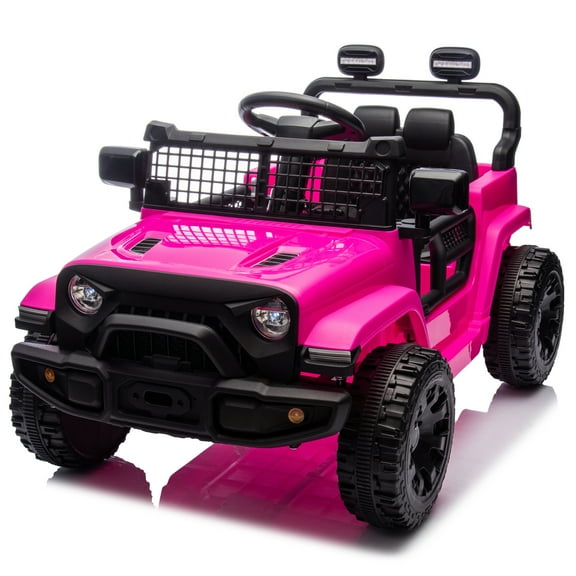 Arnahaishe 24V Ride on Toys for Big Kids, Electric Jeep Powered Cars Wheels with Remote Control, Pink