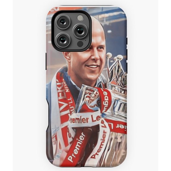 Arne Slot League Title Manager Phone Case for iPhone 16 15 14 13 12 11 Pro Max