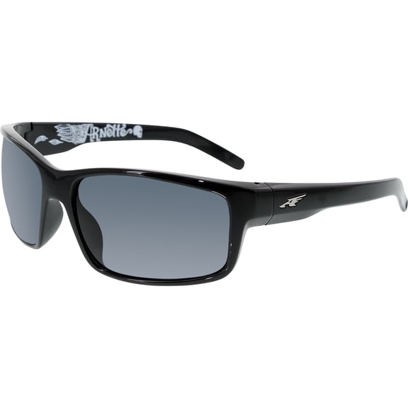 Arnette Men's Polarized Fastball AN4202-226781-62 Black Rectangle Optical Sunglasses
