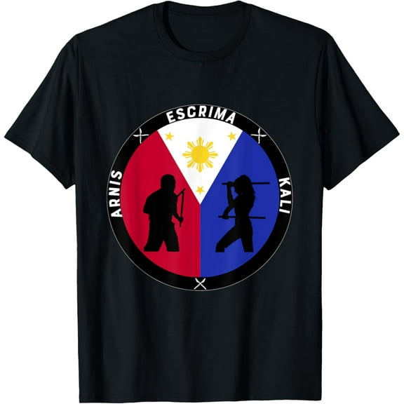 Arnis Kali Eskrima FMA Sparring with Escrima Sticks Filipino T-Shirt