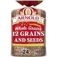 thumbnail image 1 of Arnold 12 Grains and Seeds Bread, 24 oz, Whole Grain Multigrain Bread, Bag, 1 of 9