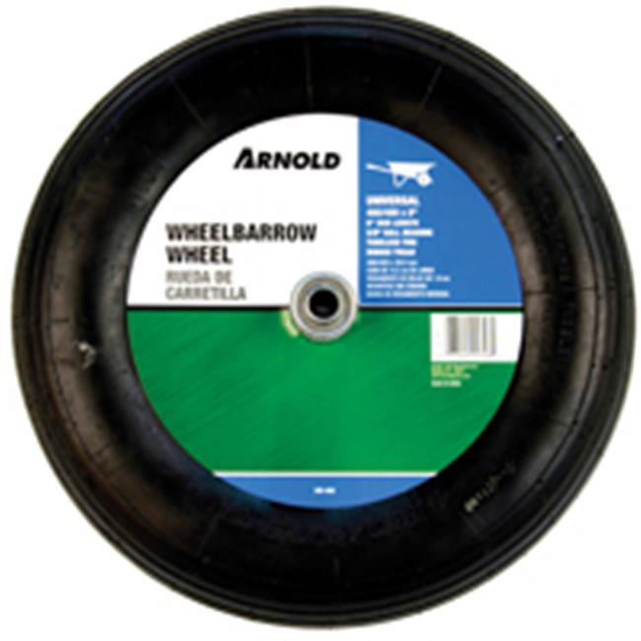 Arnold 6 In. Hub Pneumatic Wheelbarrow Wheel - image 1 of 2