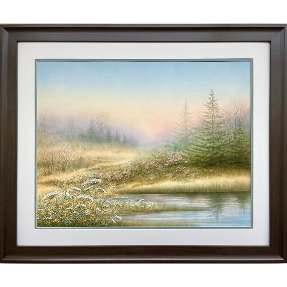 Arnold Alaniz "Twilight Reverie" CUSTOM FRAMED Plate Signed Litho Generic