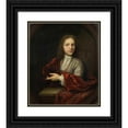 thumbnail image 1 of Arnold Boonen 20x23 Black Ornate Framed Double Matted Museum Art Print Titled: Mr. Cornelis Backer (1693-1775) (1710), 1 of 5