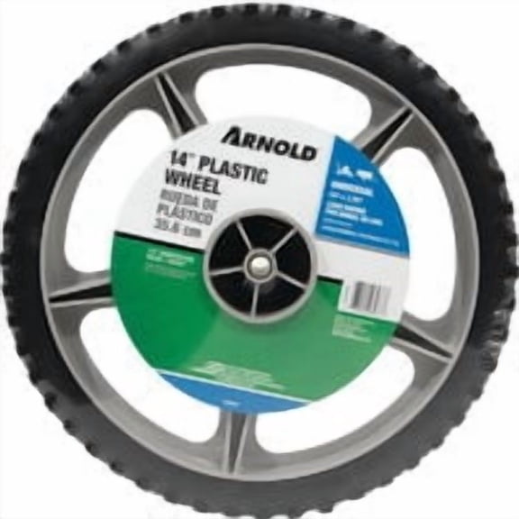 Arnold Corp. Arnold 14 In. x 1.75 In. Plastic Spoke Wheel - Pack of 6 Bulk Trade Pack