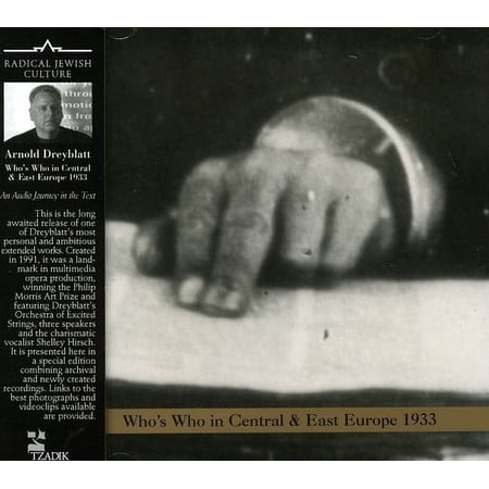 Arnold Dreyblatt - Who's Who in Central Europe 1933 - Classical - CD
