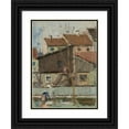 thumbnail image 1 of Arnold Fiechter 15x18 Black Ornate Wood Framed Double Matted Museum Art Print Titled - View from the Studio (1941), 1 of 5