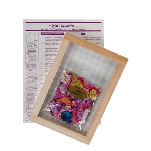 Arnold Grummers  Medium Economy Dip Handmold, White - 5.5 x 8.5 in. - Pack of 6