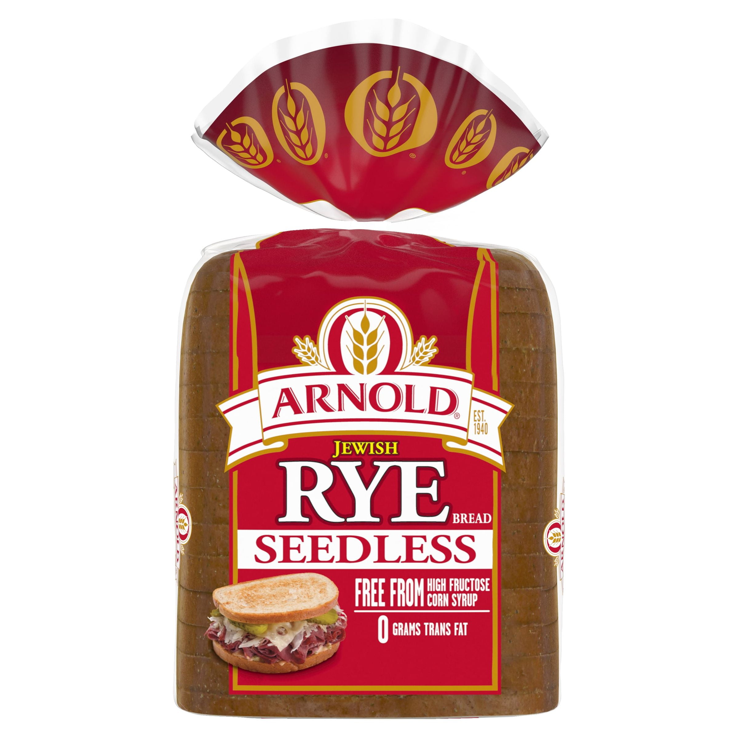 Arnold Jewish Rye Bread, Seedless, 16 oz
