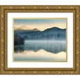 thumbnail image 1 of Arnold, Jon 24x20 Gold Ornate Wood Framed with Double Matting Museum Art Print Titled - Quiet Morning, 1 of 4