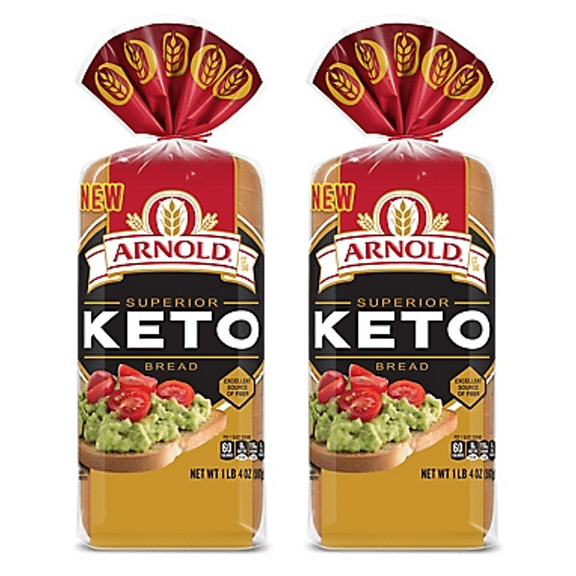 Arnold Keto Bread Loaf, 20 oz (Pack of 2)