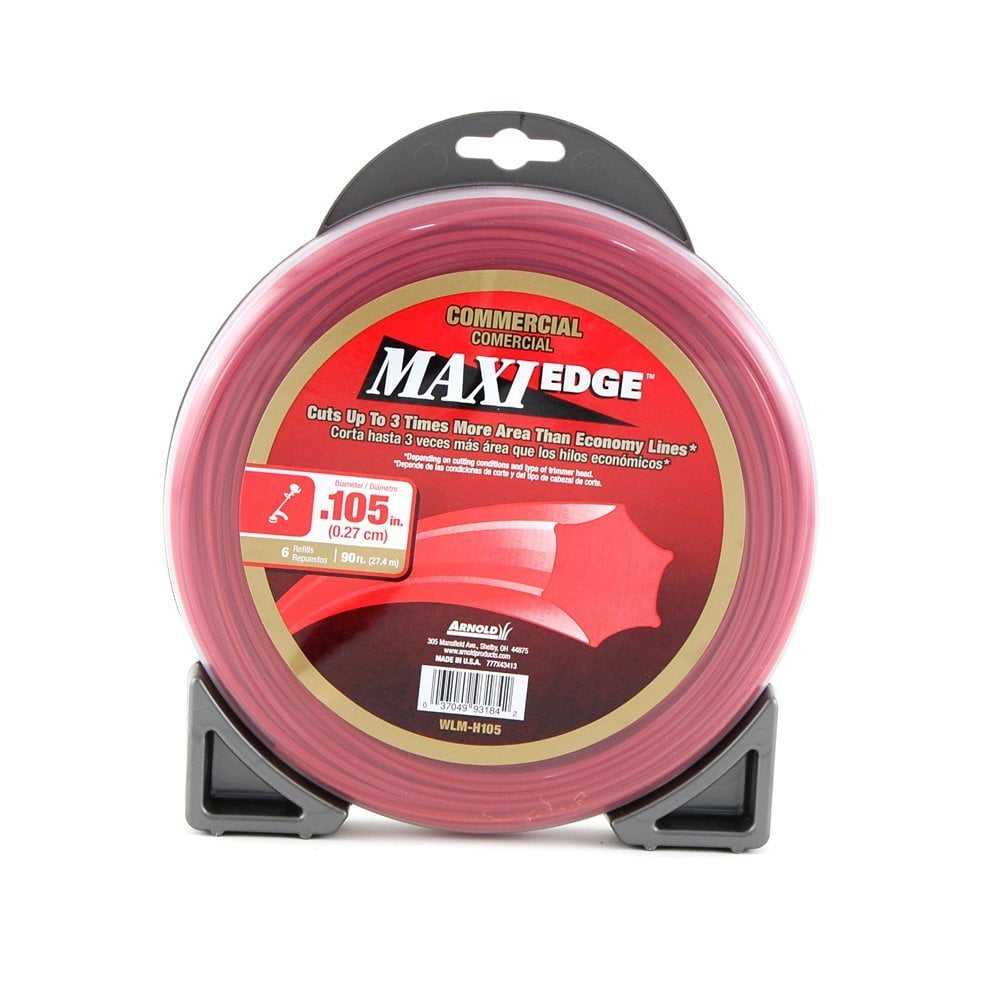 Arnold MaxiEdge Commercial Grade String Trimmer Line .105Inch x 90