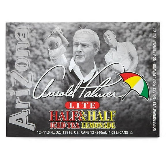 Arnold Palmer Lite Half and Half Iced Tea and Lemonde - 12 pack, 11.5 fl oz- Pack of 2