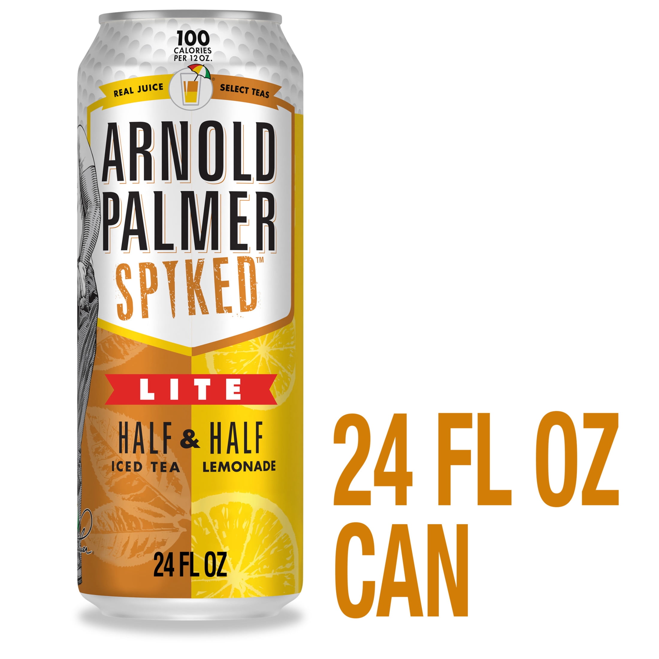 Arnold Palmer Spiked Half & Half Lite Hard Tea, 24 fl oz Aluminum Can