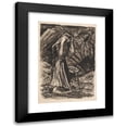 thumbnail image 1 of Arnold Peter Weisz-Kubínčan 11x14 Black Modern Framed Museum Art Print Titled - Standing Woman with a Bag of Potatoes (1985), 1 of 5