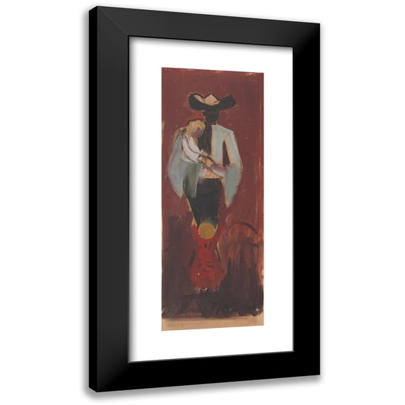Arnold Peter Weisz-Kubínčan 11x24 Black Modern Framed Museum Art Print Titled - Figural Study (1935)