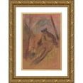 thumbnail image 1 of Arnold Peter Weisz-Kubínčan 14x18 Gold Ornate Wood Frame and Double Matted Museum Art Print Titled - Farmer (1942), 1 of 4