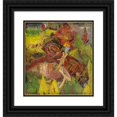 thumbnail image 1 of Arnold Peter Weisz-Kubínčan 15x16 Black Ornate Wood Framed Double Matted Museum Art Print Titled - Lumberjack (1940-1944), 1 of 5
