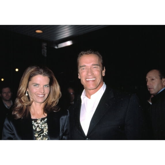 Arnold Schwarzenegger And Wife Maria Shriver At Benefit Screening Of Collateral Damage Ny 262002 By Cj Contino