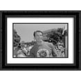 thumbnail image 1 of Arnold Schwarzenegger on Capitol Hill for an event related to the President's Council on Physical Fitness and Sports 24x18 Double Matted Black Ornate Framed Art Print, 1 of 2