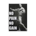 thumbnail image 1 of Arnold Schwarzenegger No Pain No Gain Poster Canvas Poster Room Aesthetic Decorative Wall Art Print Family Bedroom Decor, 1 of 6